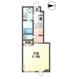 台原2丁目アパート工事【1階】の間取り