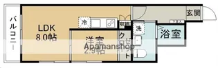 GRAND MAISON台原【105号室】の間取り