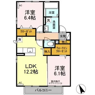 ドリームキャンパス III【2階】の間取り