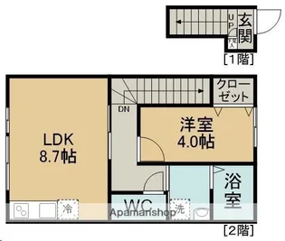 Mステージ東仙台SOUTH【203号室】の間取り