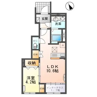 秋千美【203号室】の間取り