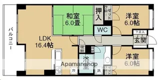 D’クラディア名取駅前【1005号室】の間取り