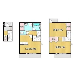 APT K Ⅲ【2階】の間取り