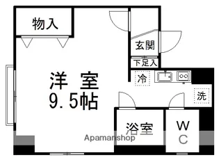 宮城県仙台市青葉区木町【マンション】の間取り