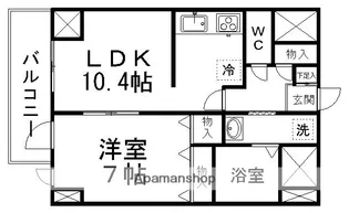 宮城県仙台市青葉区国分町3丁目【マンション】の間取り
