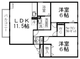 シェレンバーム【3階】の間取り