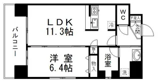 ノーブルプレイス北四番丁【6階】の間取り