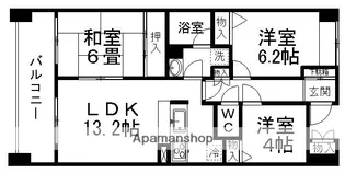 ガーデンスクエア泉【3階】の間取り