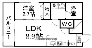 グラン・ドミール成田【301号室】の間取り