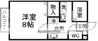 ヴィラパラティーノ【103号室】の間取り