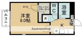 ベニーハイツ【207号室】の間取り