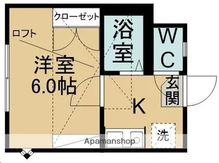 ピースフル泉第11【205号室】の間取り
