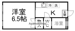 プロイセン東黒松【102号室】の間取り