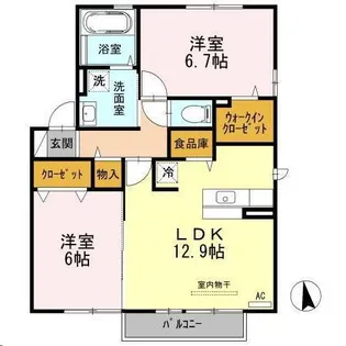 グランド コート【1階】の間取り