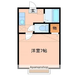 宮城県仙台市太白区富沢南2丁目【アパート】の間取り