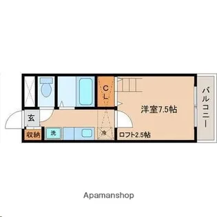 ロイヤルヒルズ富沢Ⅱ【3階】の間取り