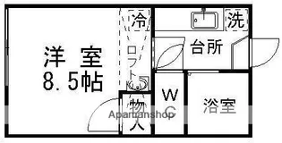 カーソルドゥ杜【106号室】の間取り