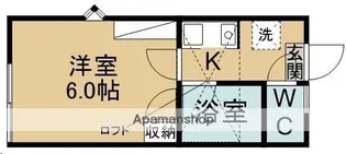 ベルシオン仙台第2【106号室】の間取り
