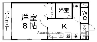 セクターズ荒巻 1号棟【205号室】の間取り