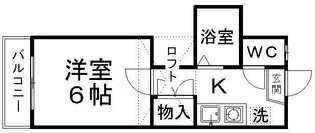 サンヒルズ桜ケ丘【204号室】の間取り