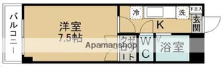 アタゴドミトリーみずほ台【509号室】の間取り