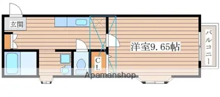 宮城県仙台市青葉区上愛子字榎【アパート】の間取り