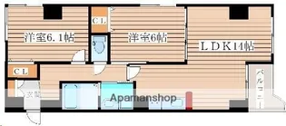 宮城県仙台市青葉区栗生6丁目【マンション】の間取り