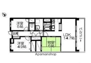 宮城県仙台市泉区八乙女中央1丁目【マンション】の間取り