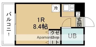 デリジェンス泉中央【206号室】の間取り