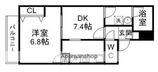 宮城県仙台市太白区西中田7丁目【マンション】の間取り