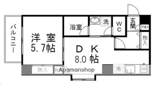 宮城県仙台市太白区西中田7丁目【マンション】の間取り