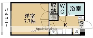 HILL PROUD【203号室】の間取り