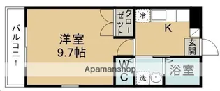 荒巻中央ハイツB棟【303号室】の間取り