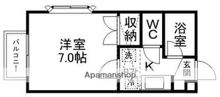ロッゼリーナ【205号室】の間取り