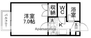 ロッゼリーナ【203号室】の間取り