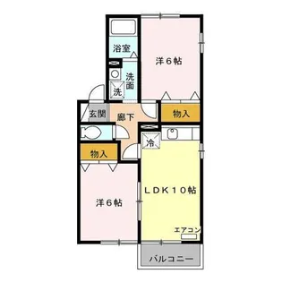 アイビス上飯田【2階】の間取り
