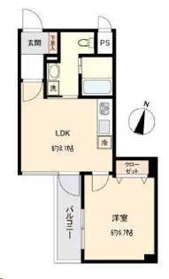 KDXレジデンス一番町【5階】の間取り