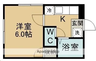 AZUR葉山【201号室】の間取り