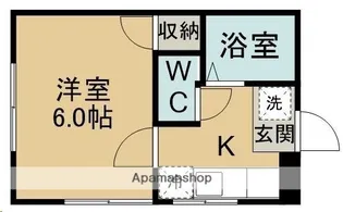 AZUR葉山【205号室】の間取り