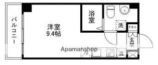 翔・北根【505号室】の間取り