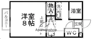 レジデンス天神沢【202号室】の間取り