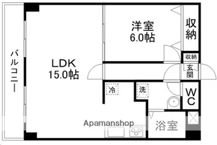 パレスピジョン【701号室】の間取り