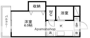 コーポ山本【202号室】の間取り