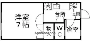 センチュリー旭丘堤【1階】の間取り