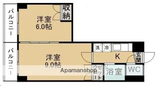 アタゴドミトリーきふね【303号室】の間取り