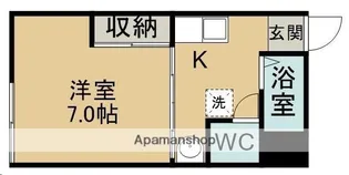 ピースフル桜ケ丘【101号室】の間取り