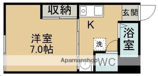 ピースフル桜ケ丘【102号室】の間取り