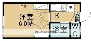 ベルトピア仙台12【103号室】の間取り