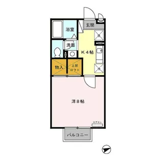 コンフォートASAKA【2階】の間取り