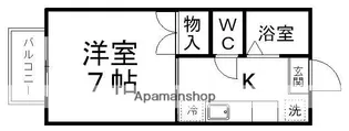 アーバンライフ黒松【202号室】の間取り